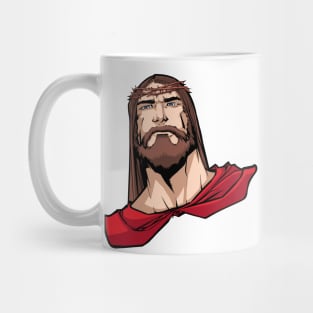 Jesus Superhero Portrait Mug